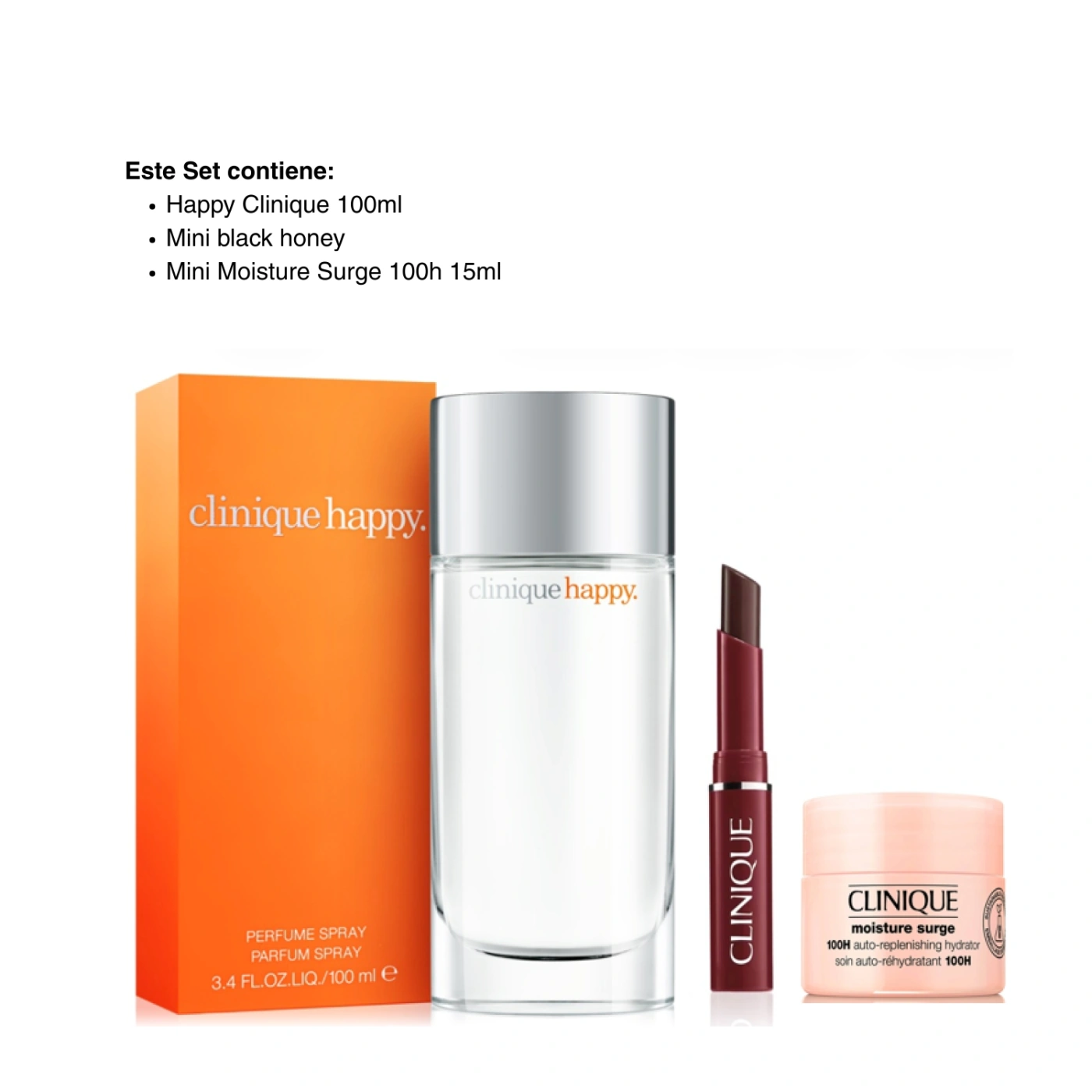 SET DE HIDRATANTE FACIAL CLINIQUE HAPPY 100ML - 2
