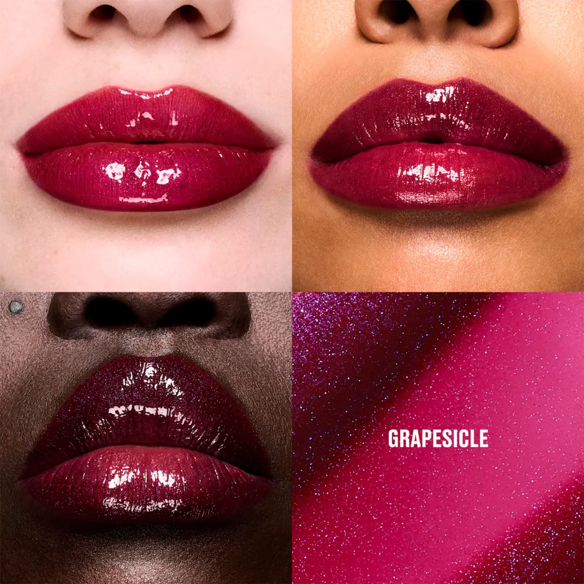 BRILLO LABIAL MAC LIPGLASS CUSHION HIGH PIGMENT OIL GRAPESICLE - 3