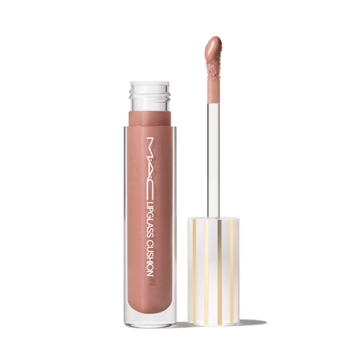 BRILLO LABIAL MAC LIPGLASS CUSHION HIGH PIGMENT OIL DRESSED TO DAZZLE - 1