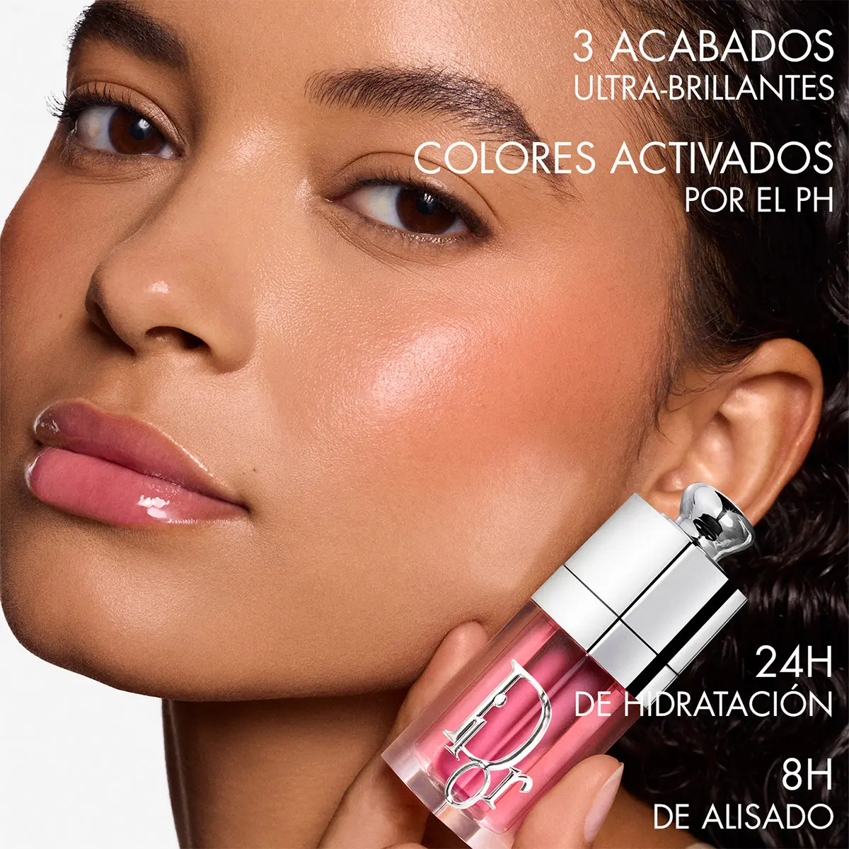 LABIAL DIOR ADDICT LIP GLOW OIL 001 PINK - 4