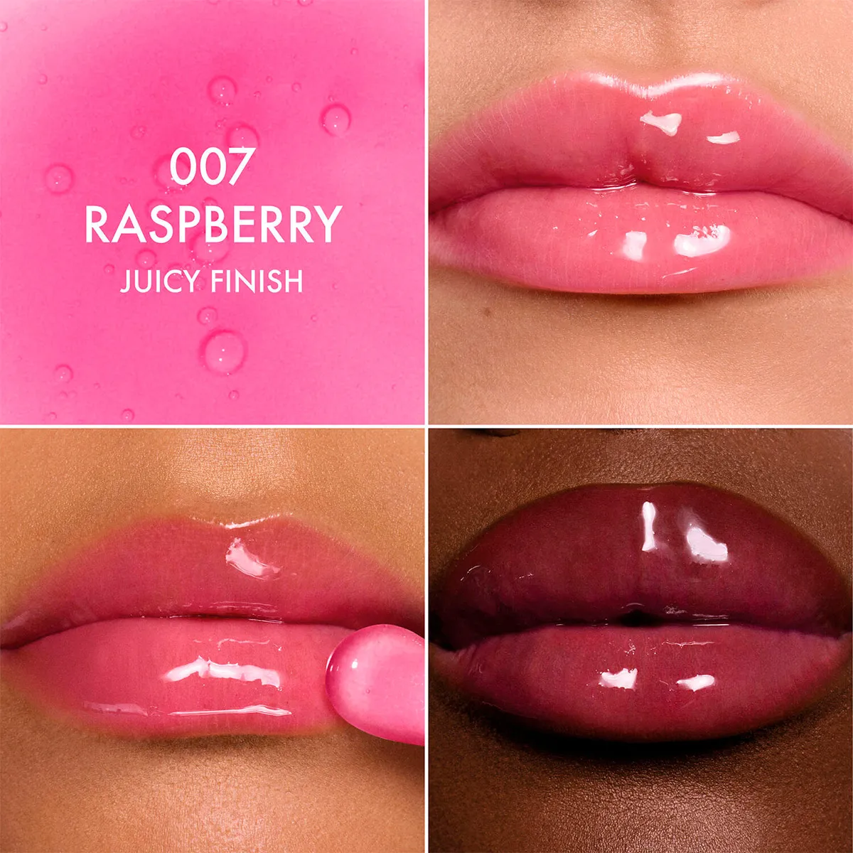 LABIAL DIOR ADDICT LIP GLOW OIL 007 RASPBERRY - 7
