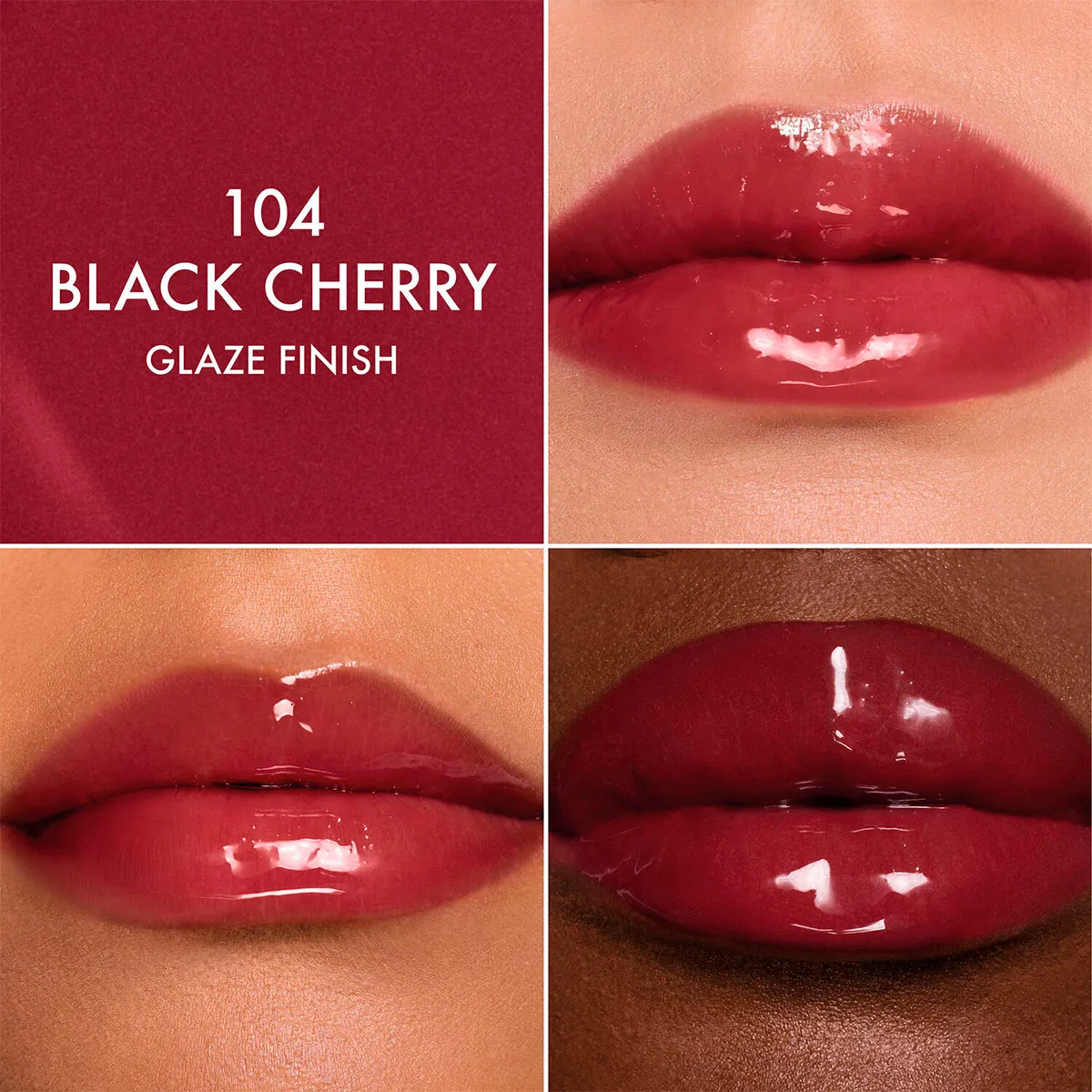 LABIAL DIOR ADDICT LIP GLOW OIL 104 BLACK CHERRY - 7