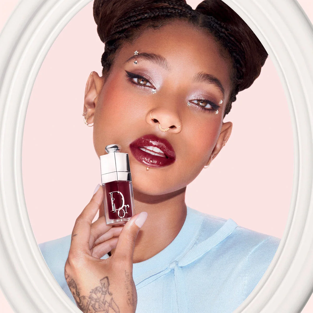 LABIAL DIOR ADDICT LIP GLOW OIL 104 BLACK CHERRY - 9