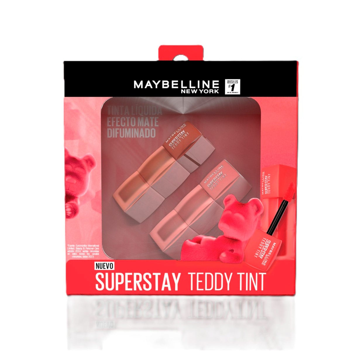PACK LABIALES MAYBELLINE DUO TEDDY TINT - 1