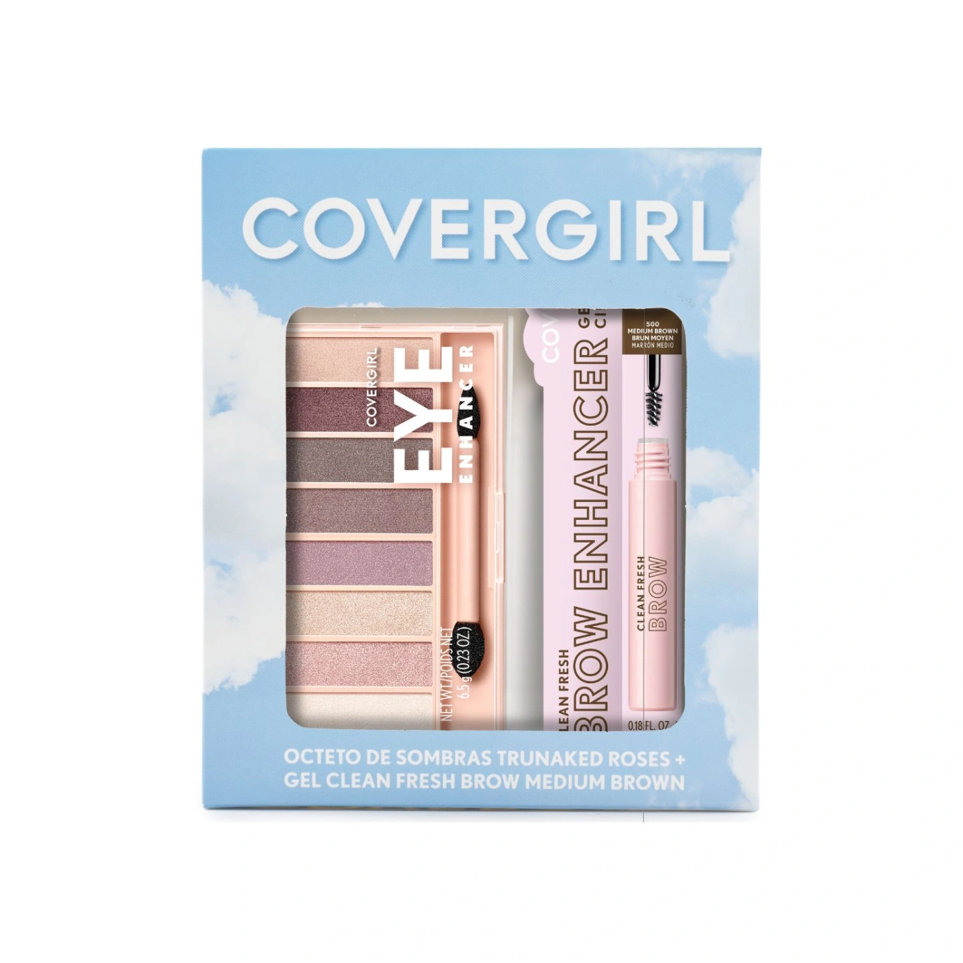 PACK SOMBRAS COVERGIRL ROSES + GEL DE CEJAS MEDIUM BROWN - 1