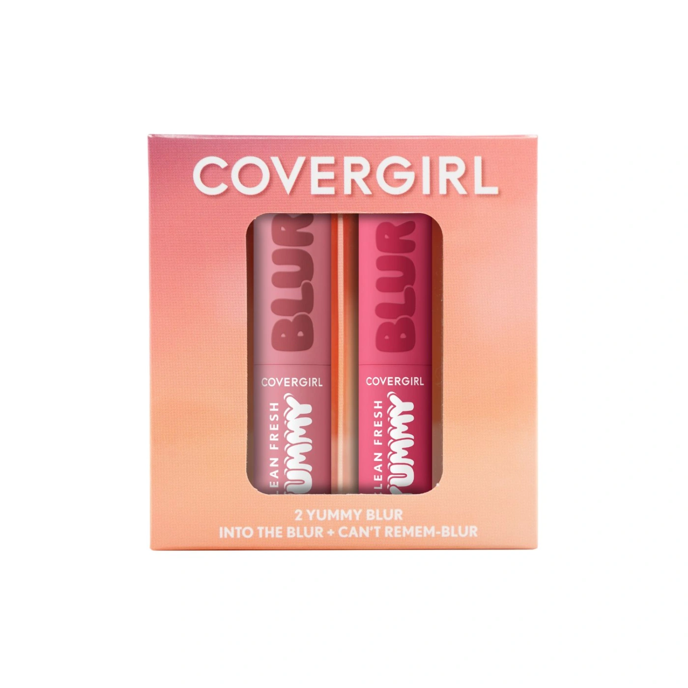 PACK LABIAL COVERGIRL DÚO YUMMY BLUR INTO THE BLUR + CAN'T REMEM-BLUR - 1