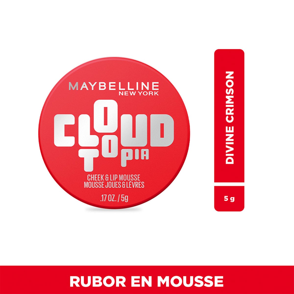RUBOR MOUSSE CLOUDTOPIA DIVINE CRIMSON - 1