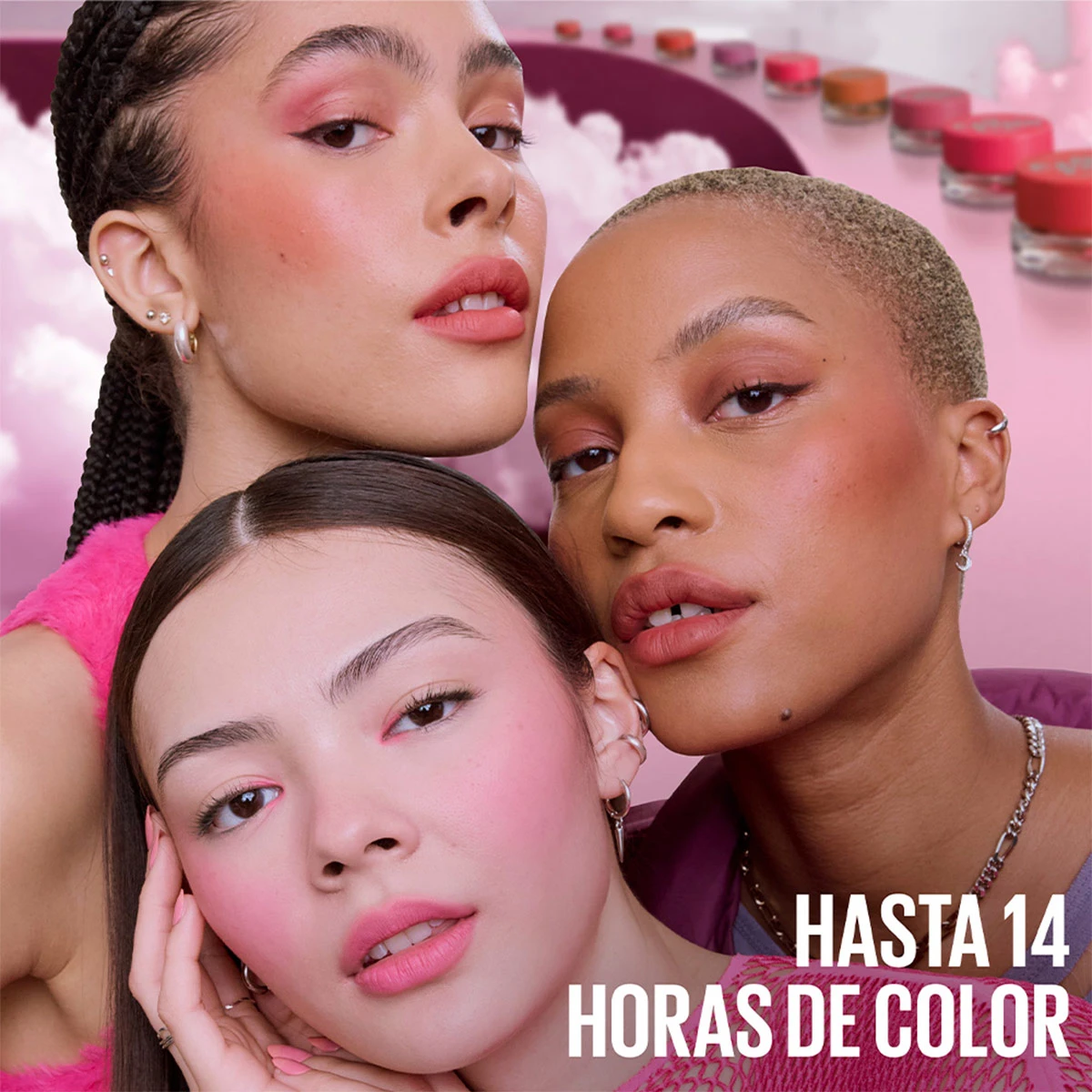 RUBOR MOUSSE MAYBELLINE CLOUDTOPIA MOONLIT ROSE - 9