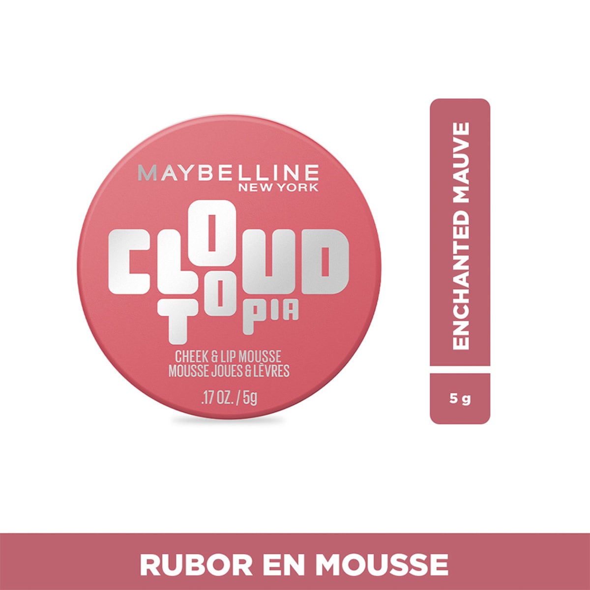 RUBOR MOUSSE MAYBELLINE CLOUDTOPIA ENCHANTED MAUVE - 1