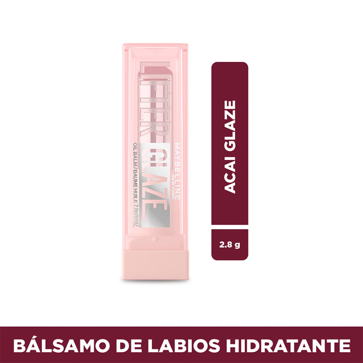BÁLSAMO LABIAL MAYBELLINE LIFTER GLAZE ACAI GLAZE - 1
