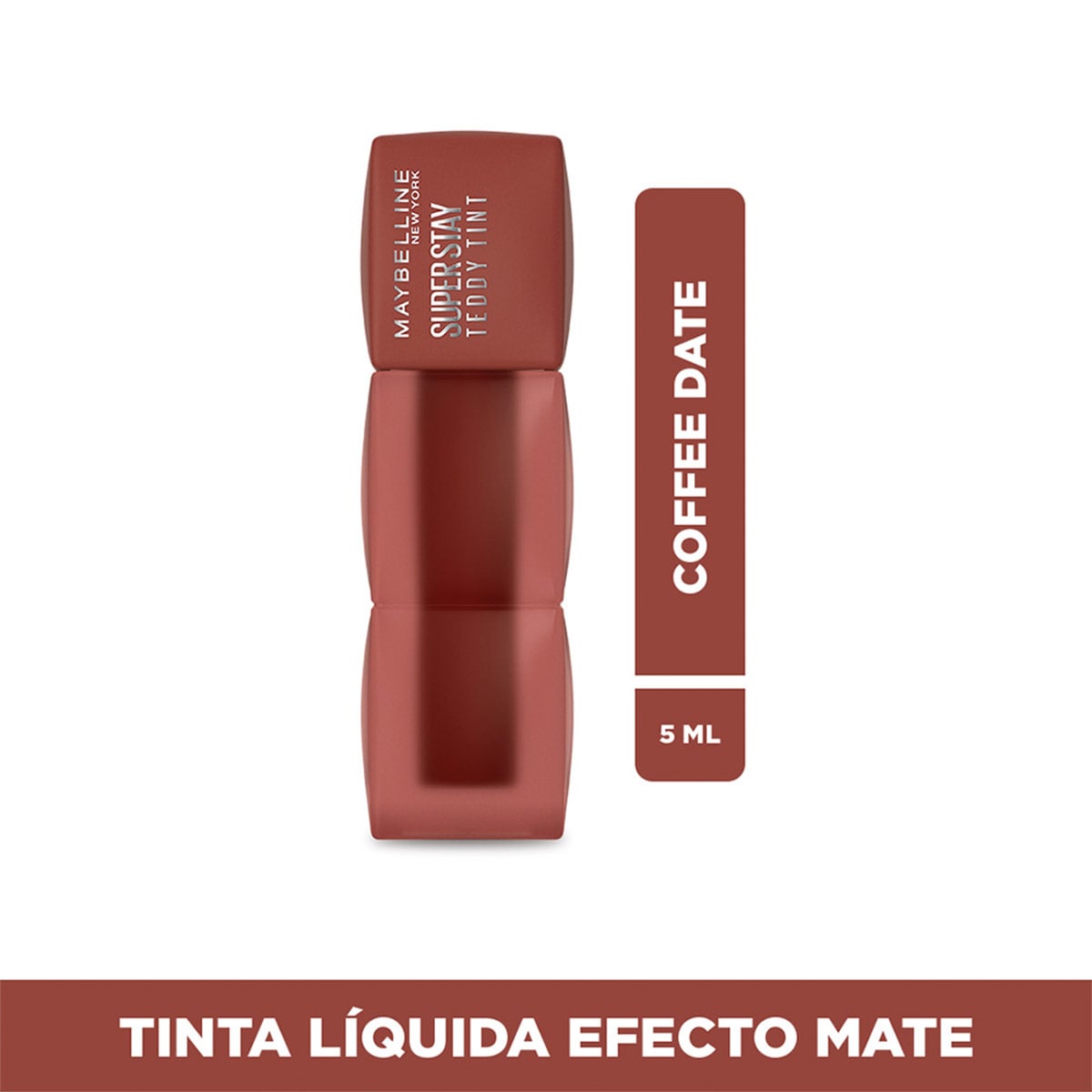 LABIAL MAYBELLINE SUPERSTAY TEDDY TINT COFFEE DATE - 1