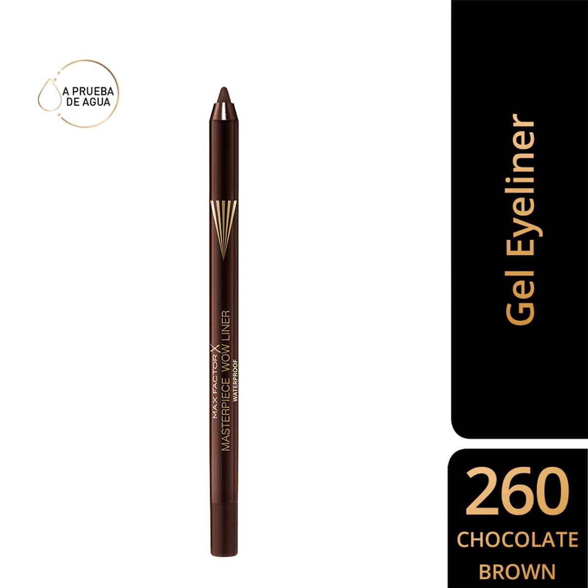 DELINEADOR DE OJOS MAX FACTOR MASTERPIECE WOW LINER CHOCOLATE BROWN - 1