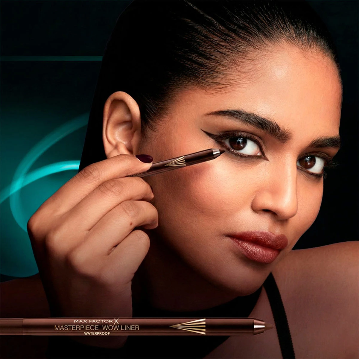 DELINEADOR DE OJOS MAX FACTOR MASTERPIECE WOW LINER CHOCOLATE BROWN - 3