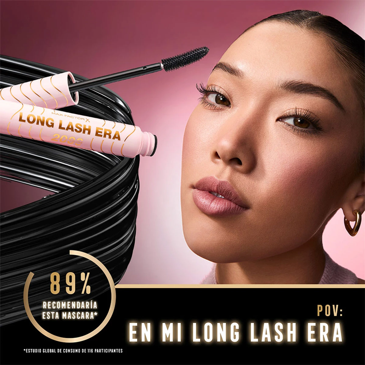 MÁSCARA DE PESTAÑASMAX FACTOR 2000 CALORIE LONG LASH ERA - 3