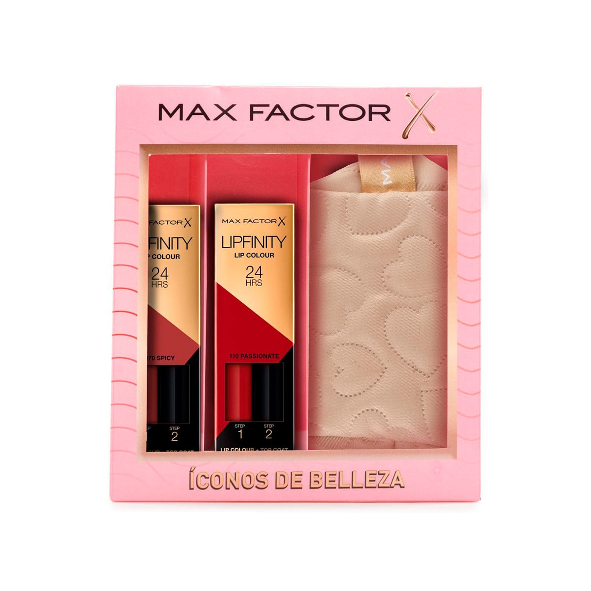 PACK DÚO LABIAL MAX FACTOR LIPFINITY PASSIONATE+SPICY - 1