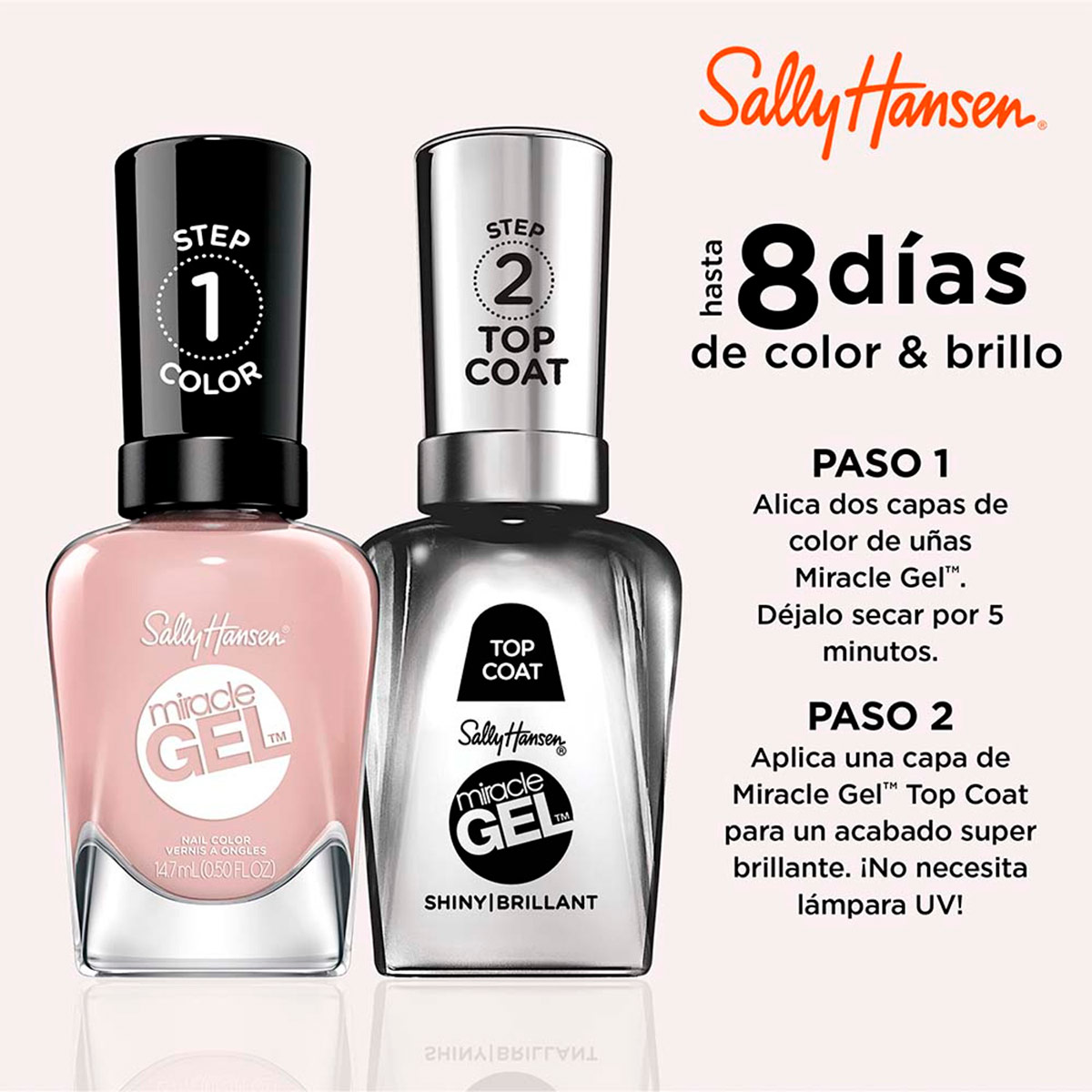 ESMALTE DE UÑAS SALLY HANSEN MIRACLE GEL SWEET-ER WEATHER - 4