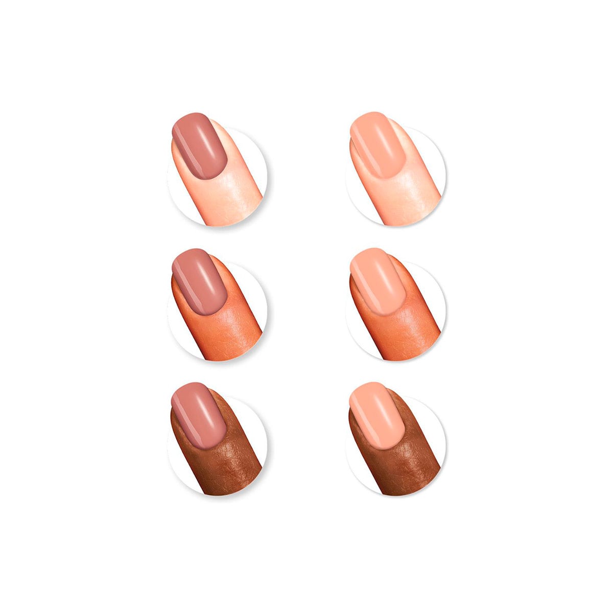 SET ESMALTES DE UÑA SALLY HANSEN INSTA-DRI NUDES - 4