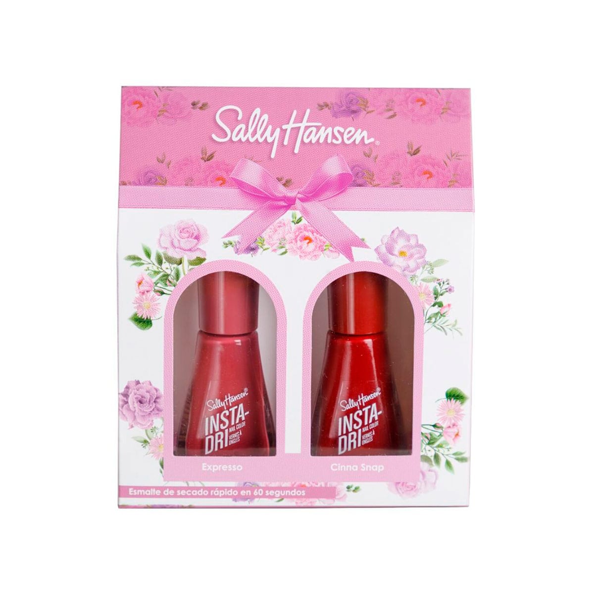 SET ESMALTES DE UÑA SALLY HANSEN INSTA-DRI VINOS - 1