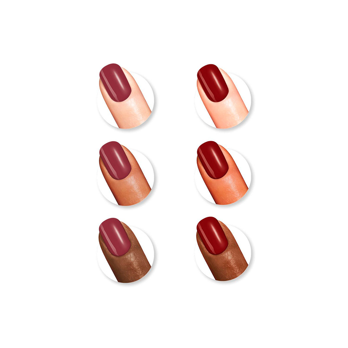 SET ESMALTES DE UÑA SALLY HANSEN INSTA-DRI VINOS - 4