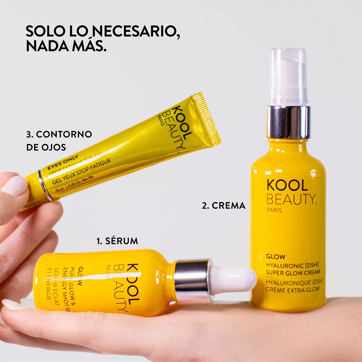 KIT KOOL BEAUTY HANDLE BOX GLOW VITAMIN SHOT - 3
