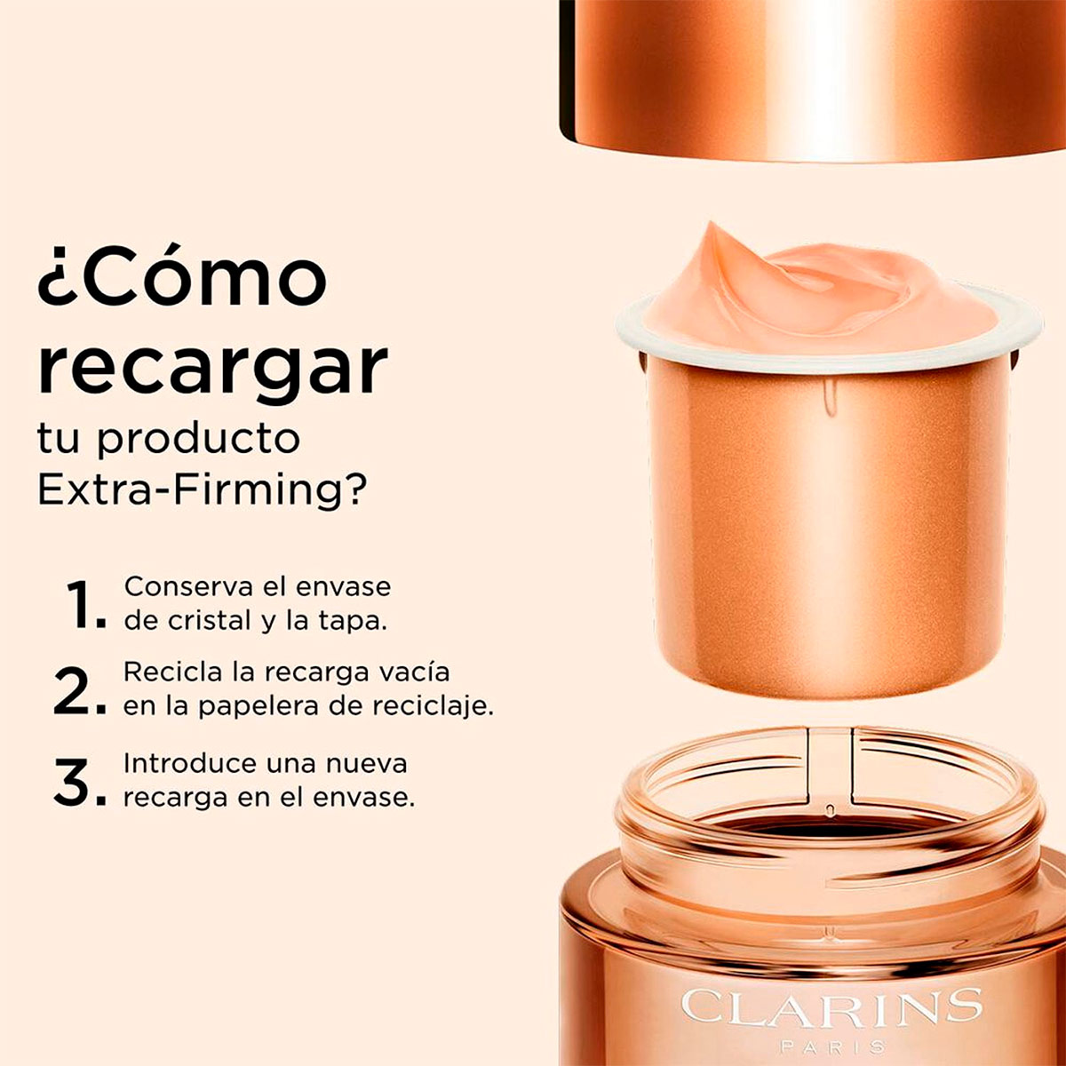 REFILL CREMA ANTIEDAD CLARINS EXTRA-FIRMING ENERGY 50ML - 3
