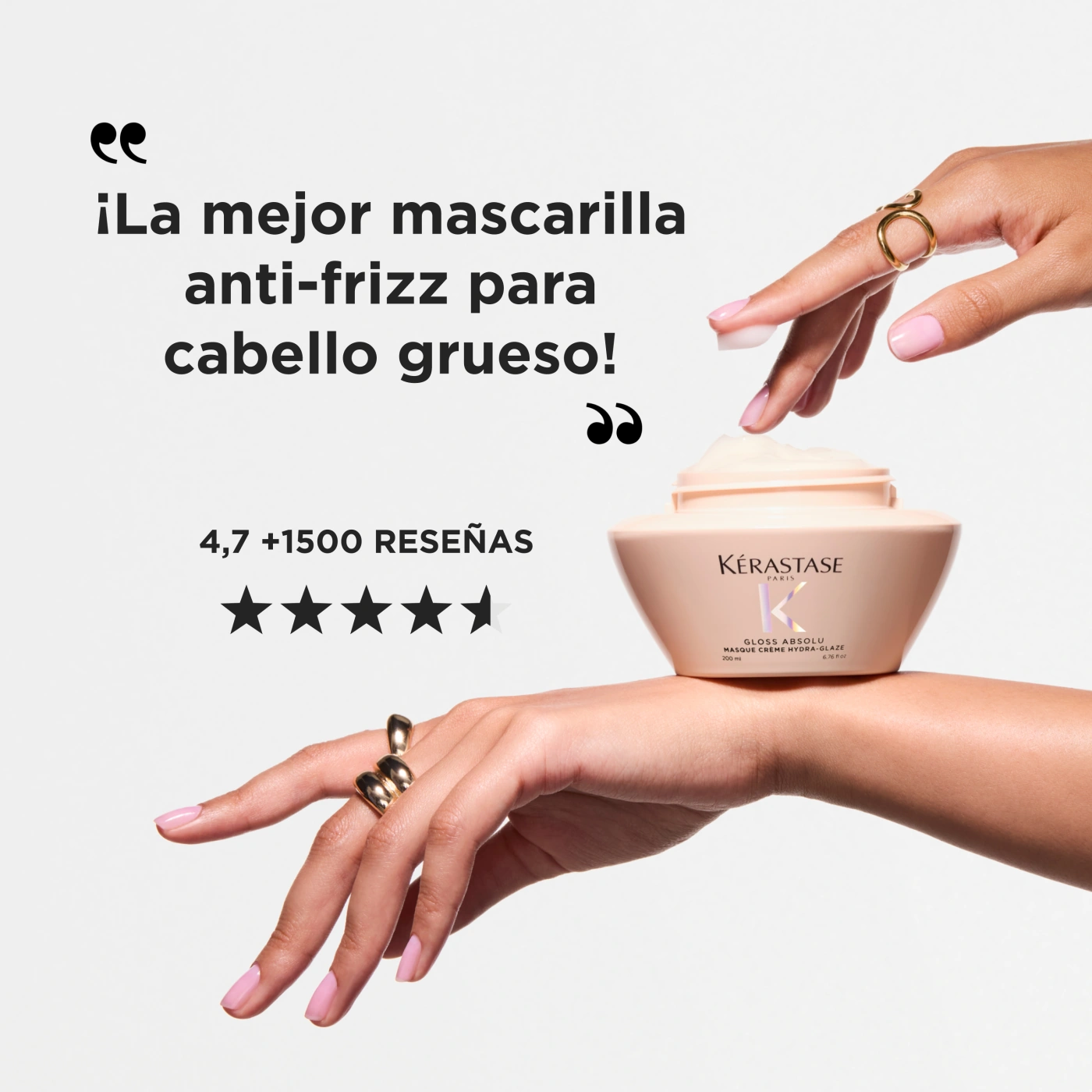 KERASTASE GLOSS CREAM MASCARILLA 200ML - 3