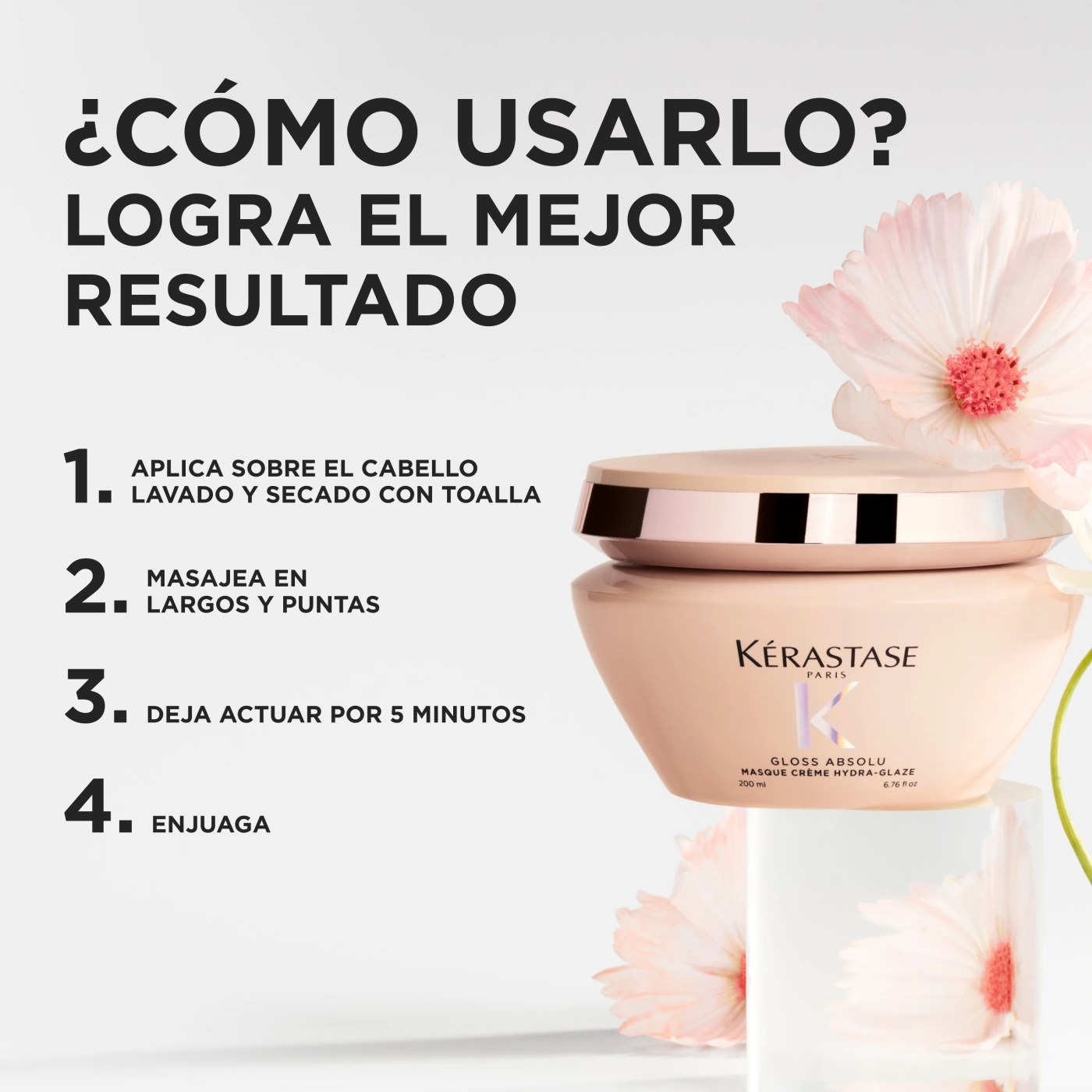 KERASTASE GLOSS CREAM MASCARILLA 200ML - 5