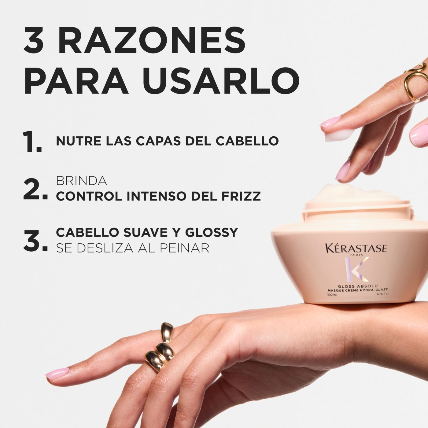 KERASTASE GLOSS CREAM MASCARILLA 200ML - 6