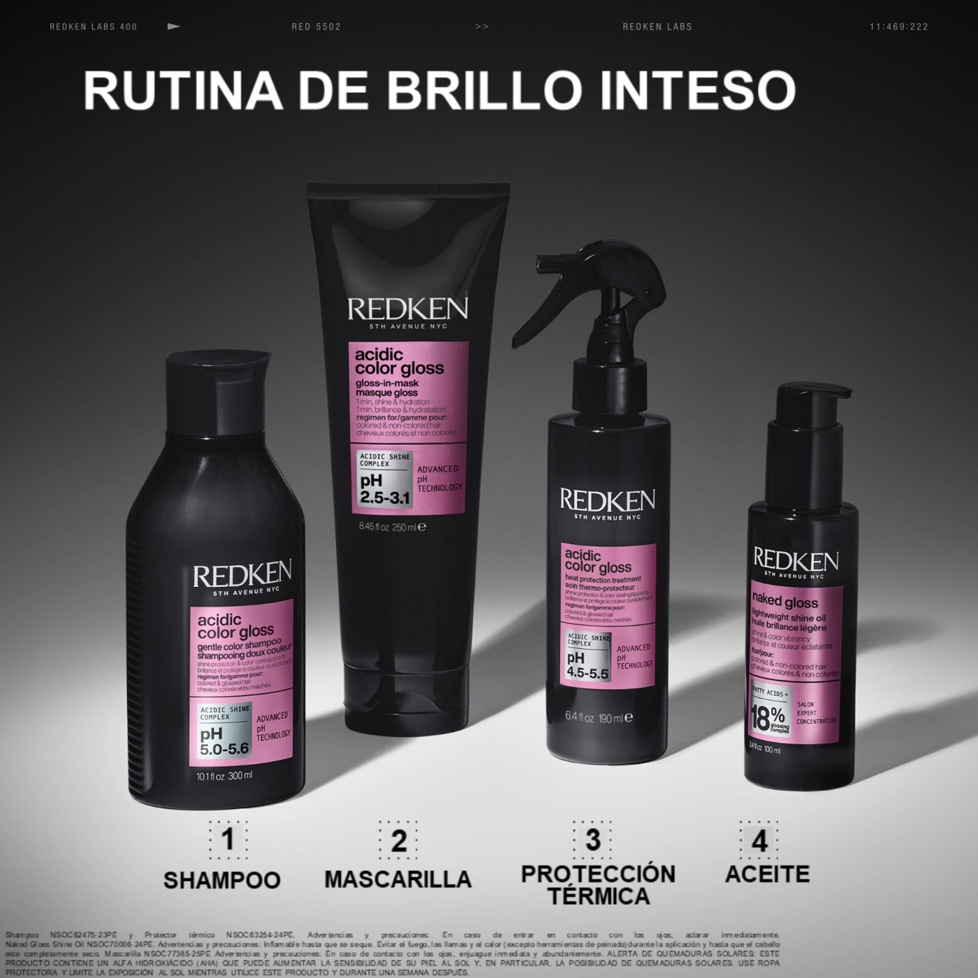REDKEN ACIDIC COLOR GLOSS MASCARILLA 250ML - 6