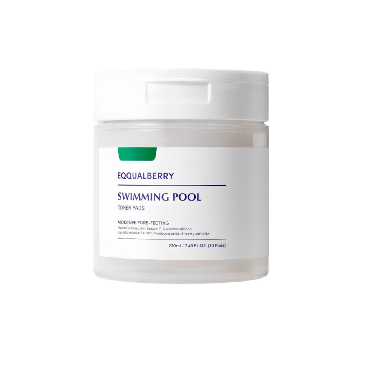 ALMOHADILLAS EQQUALBERRY SWIMMING POOL TONER PADS 220ML - 1