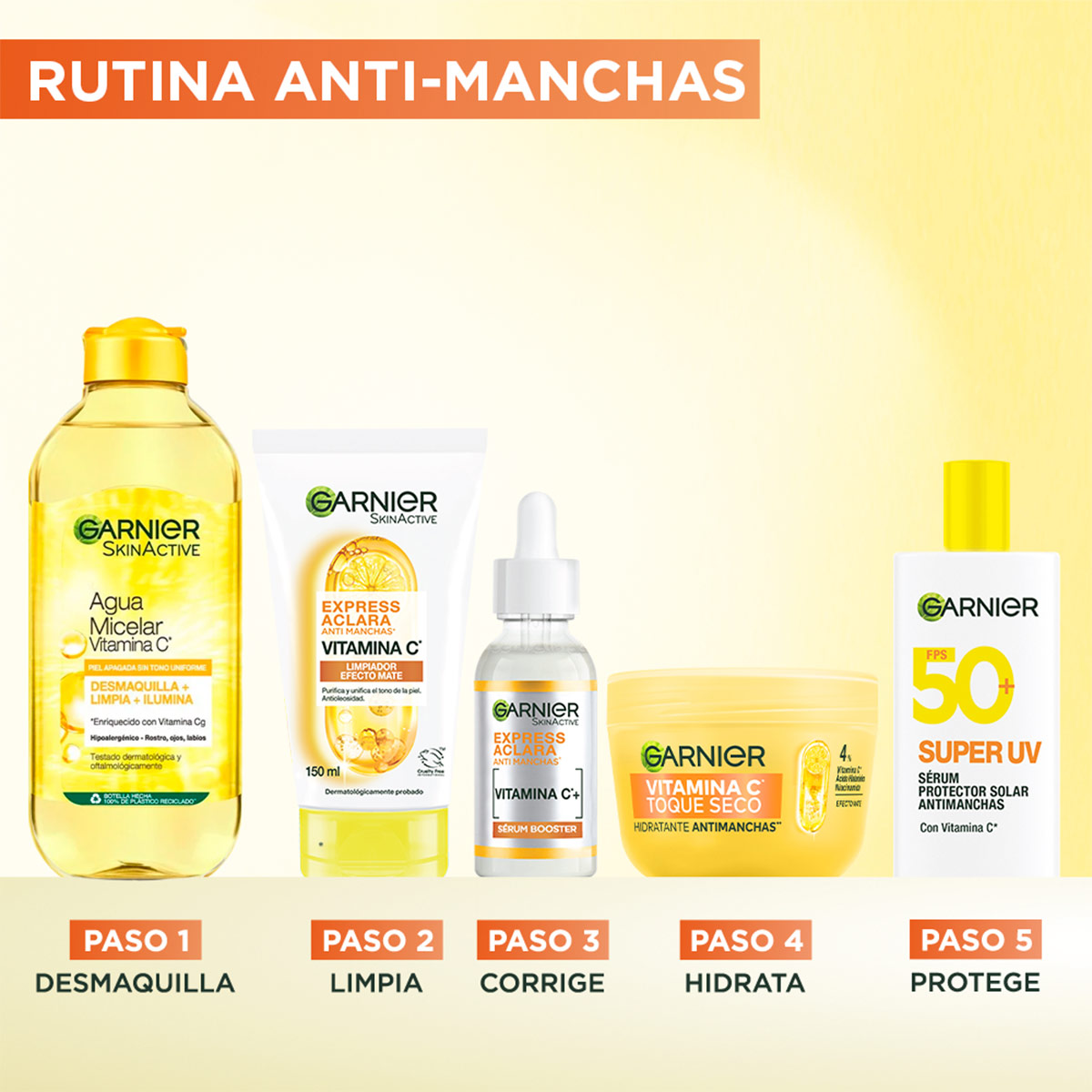 CREMA HIDRATANTE GARNIER VITAMICA C TOQUE SECO - 11