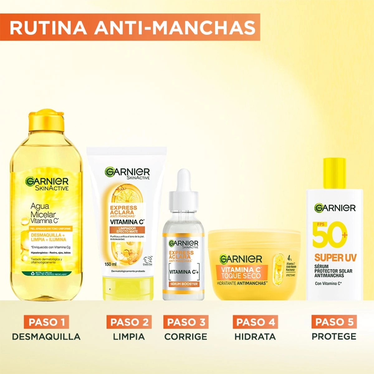 CREMA HIDRATANTE GARNIER VITAMICA C TOQUE SECO - 12