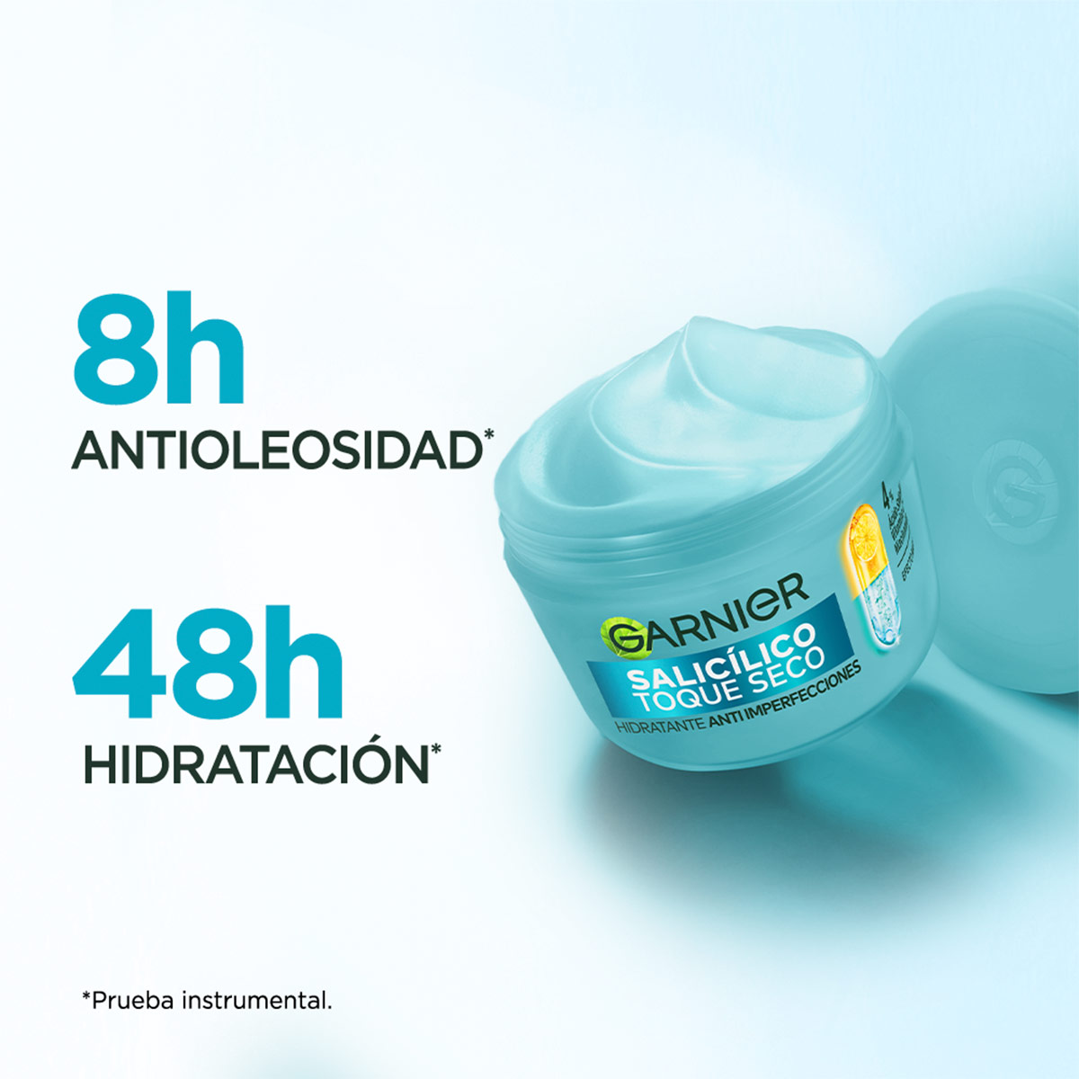 CREMA HIDRATANTE GARNIER ÁCIDO SALICÍLICO TOQUE SECO - 7