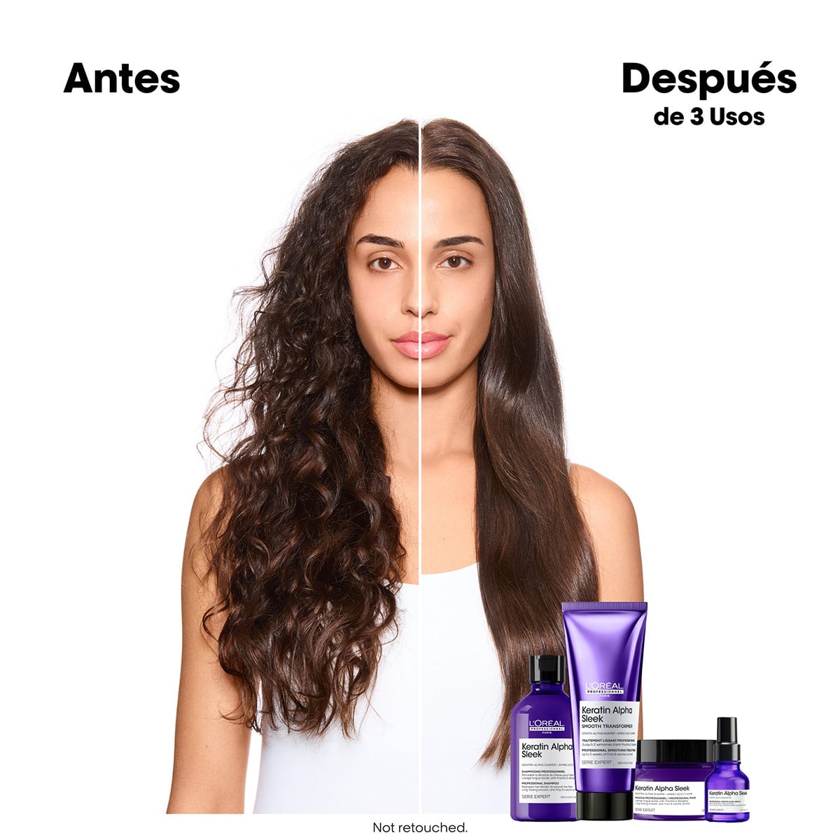 SÉRUM LOREAL PROFESSIONNEL KERATIN ALPHA SLEEK 50ML - 2