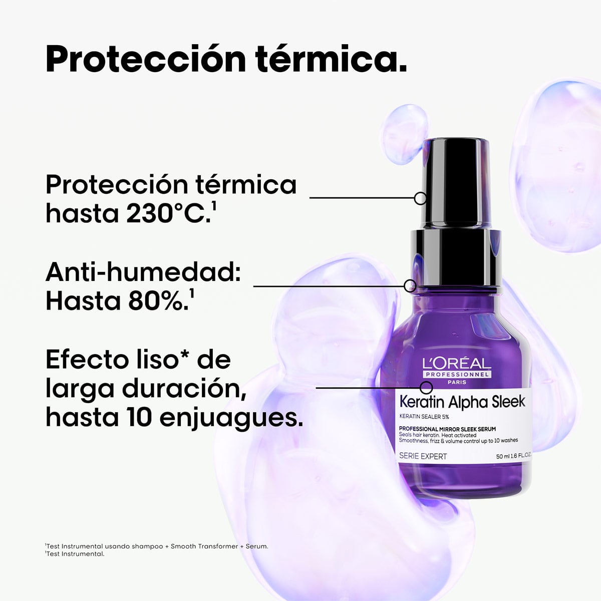SÉRUM LOREAL PROFESSIONNEL KERATIN ALPHA SLEEK 50ML - 4