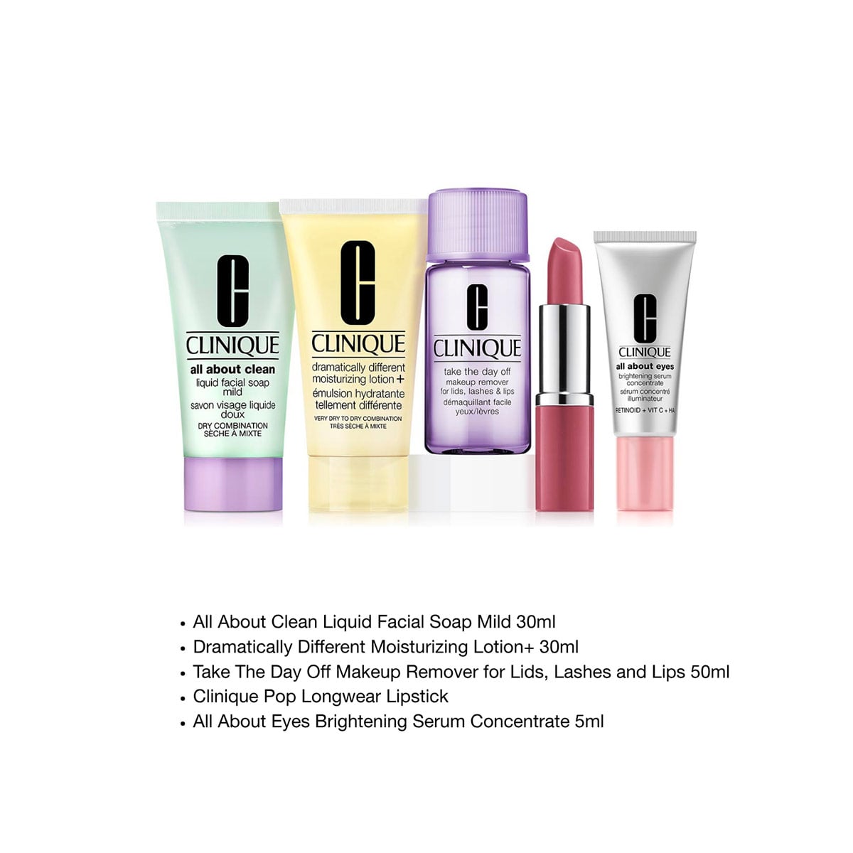 SET TRATAMIENTO CLINIQUE MOISTURE SURGE+MINIS LIMPIEZA - 5
