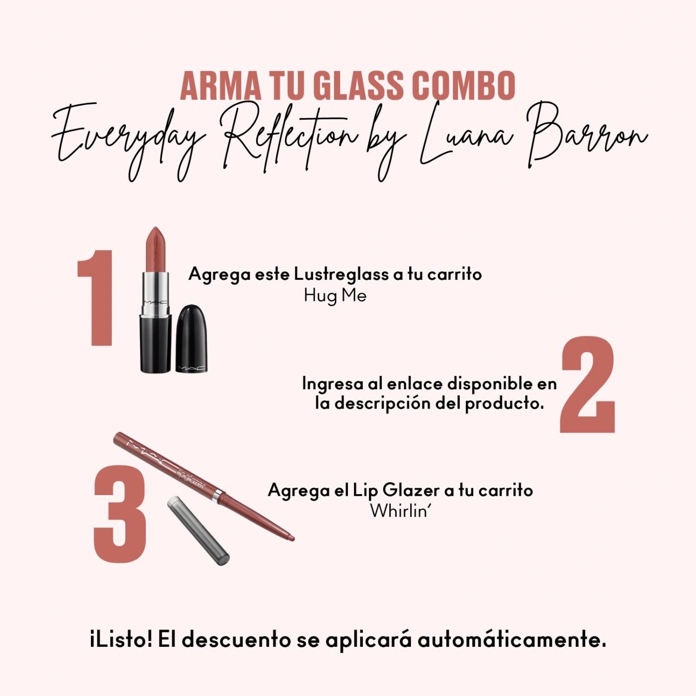 LABIAL MAC LUSTERGLASS SHEER SHINE HUG ME - 3