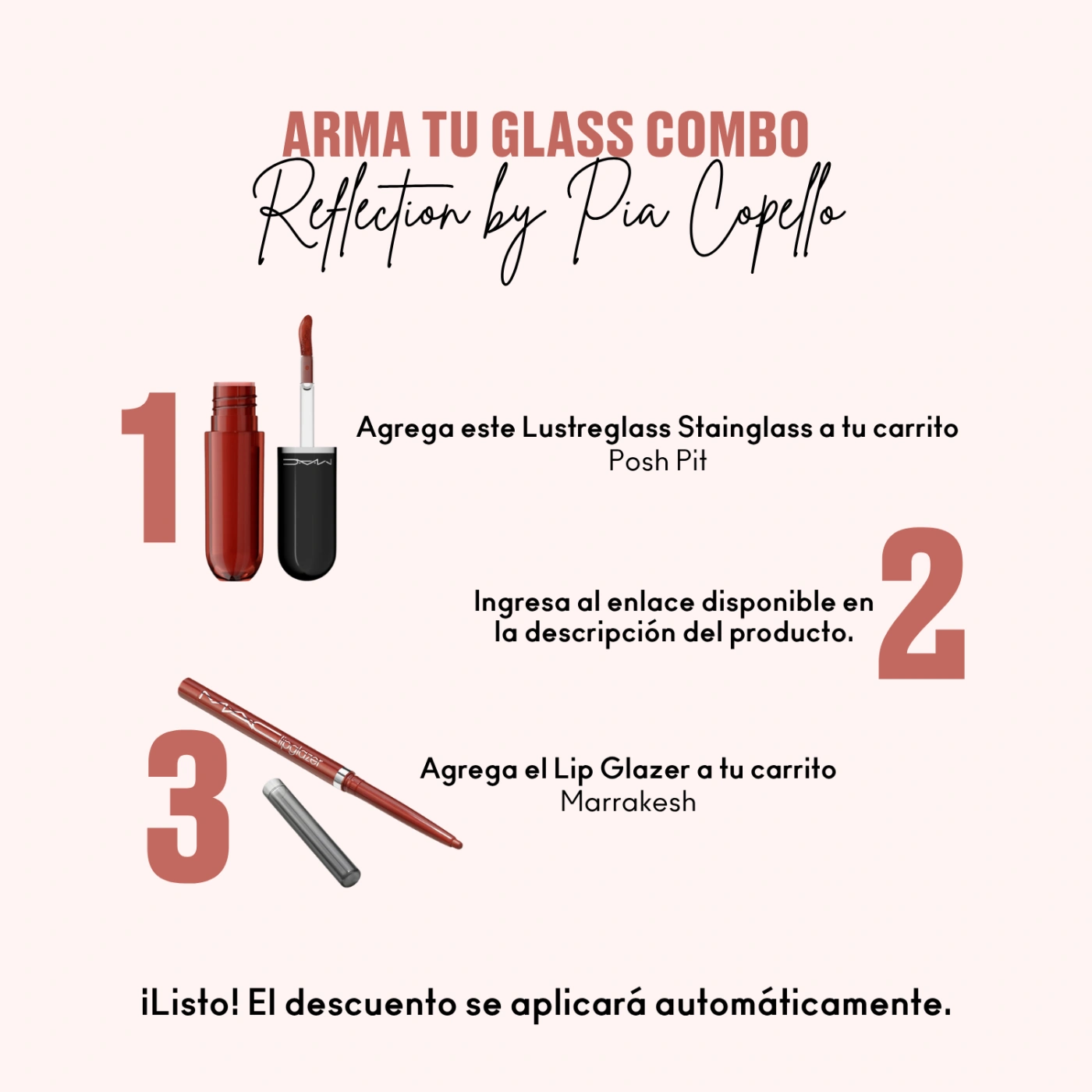 TINTA LABIAL MAC LUSTREGLASS STAINGLASS LIP TINT POSH PIT - 3