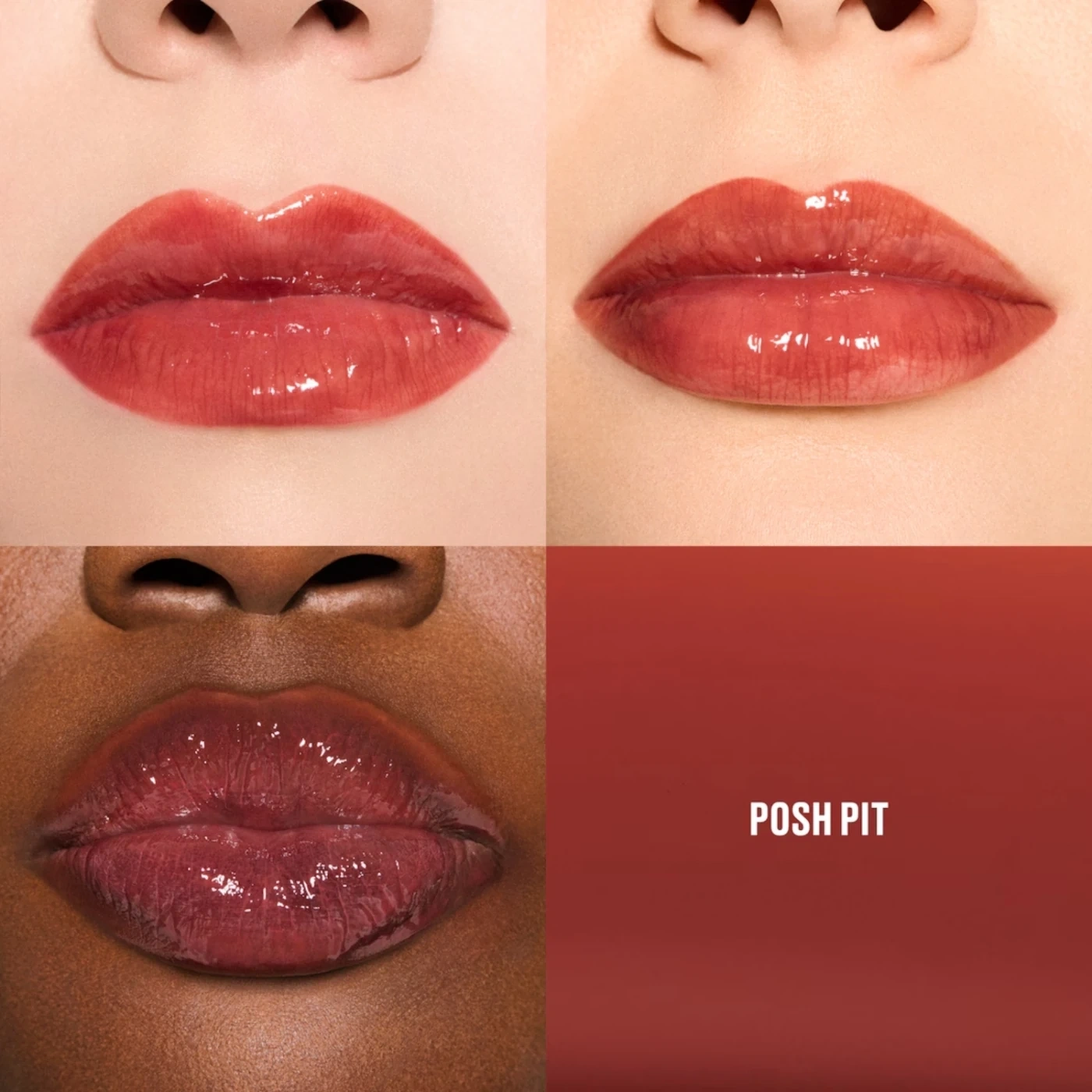 TINTA LABIAL MAC LUSTREGLASS STAINGLASS LIP TINT POSH PIT - 5