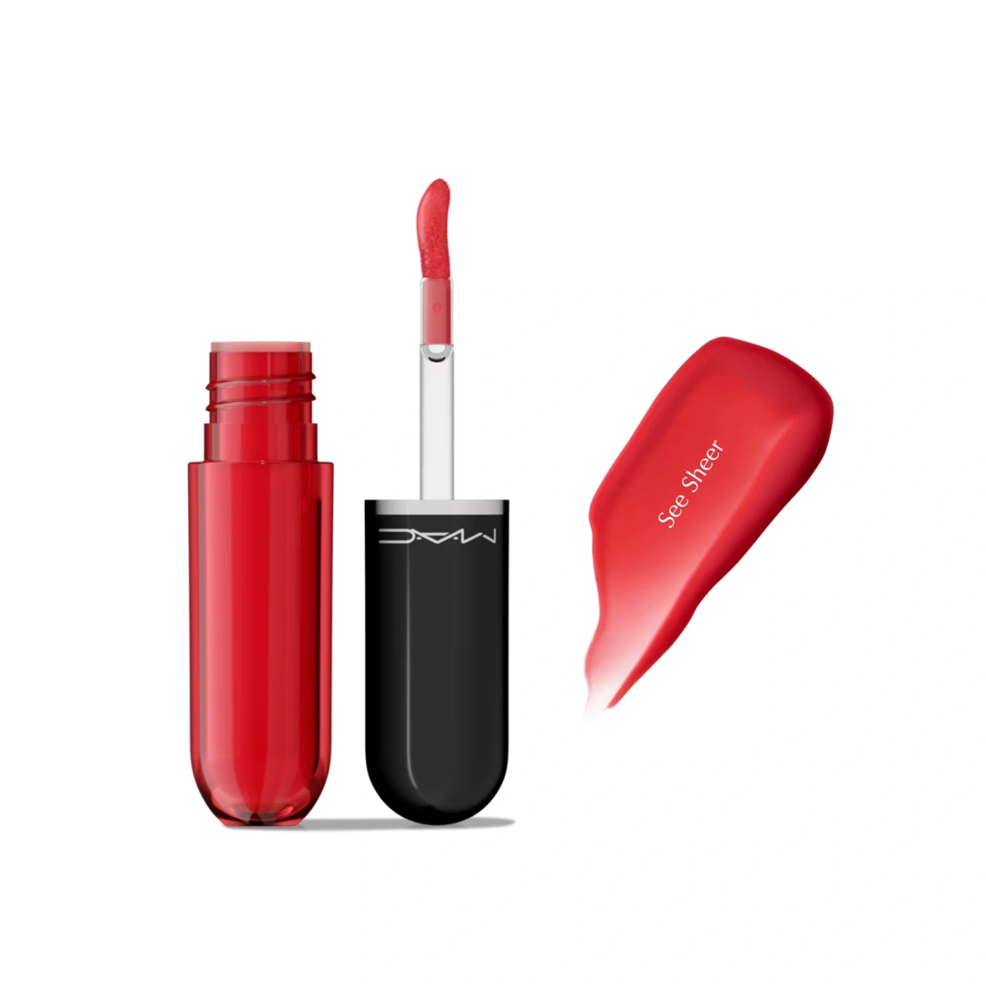 TINTA LABIAL MAC LUSTREGLASS STAINGLASS LIP TINT SEE SHEER - 1