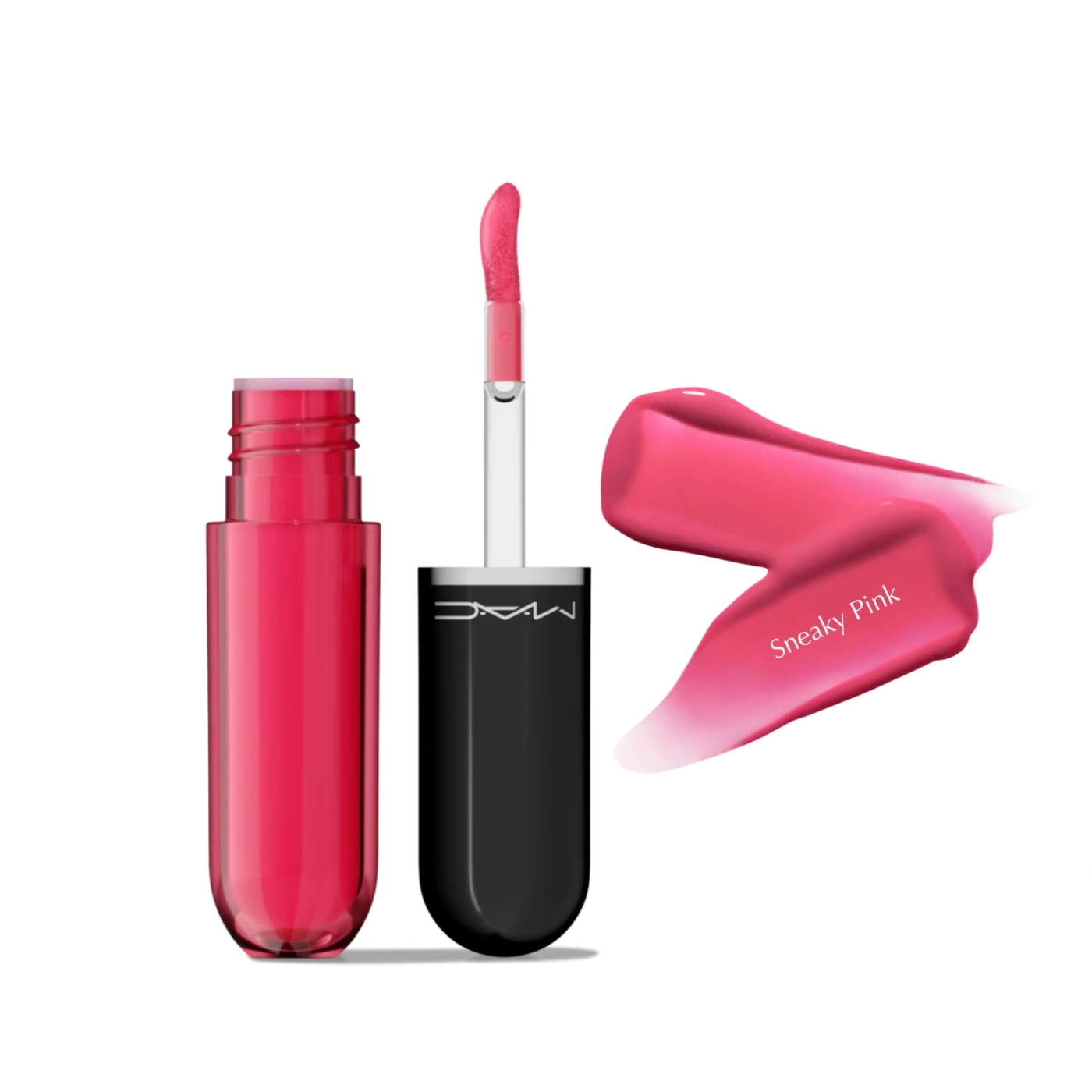 TINTA LABIAL MAC LUSTREGLASS STAINGLASS LIP TINT SNEAKY PINK - 1