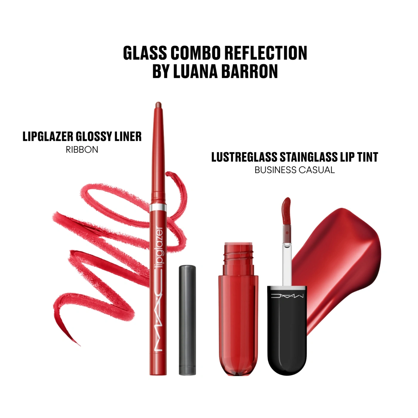 TINTA LABIAL MAC LUSTREGLASS STAINGLASS LIP TINT BUSSINESS CASUAL - 2