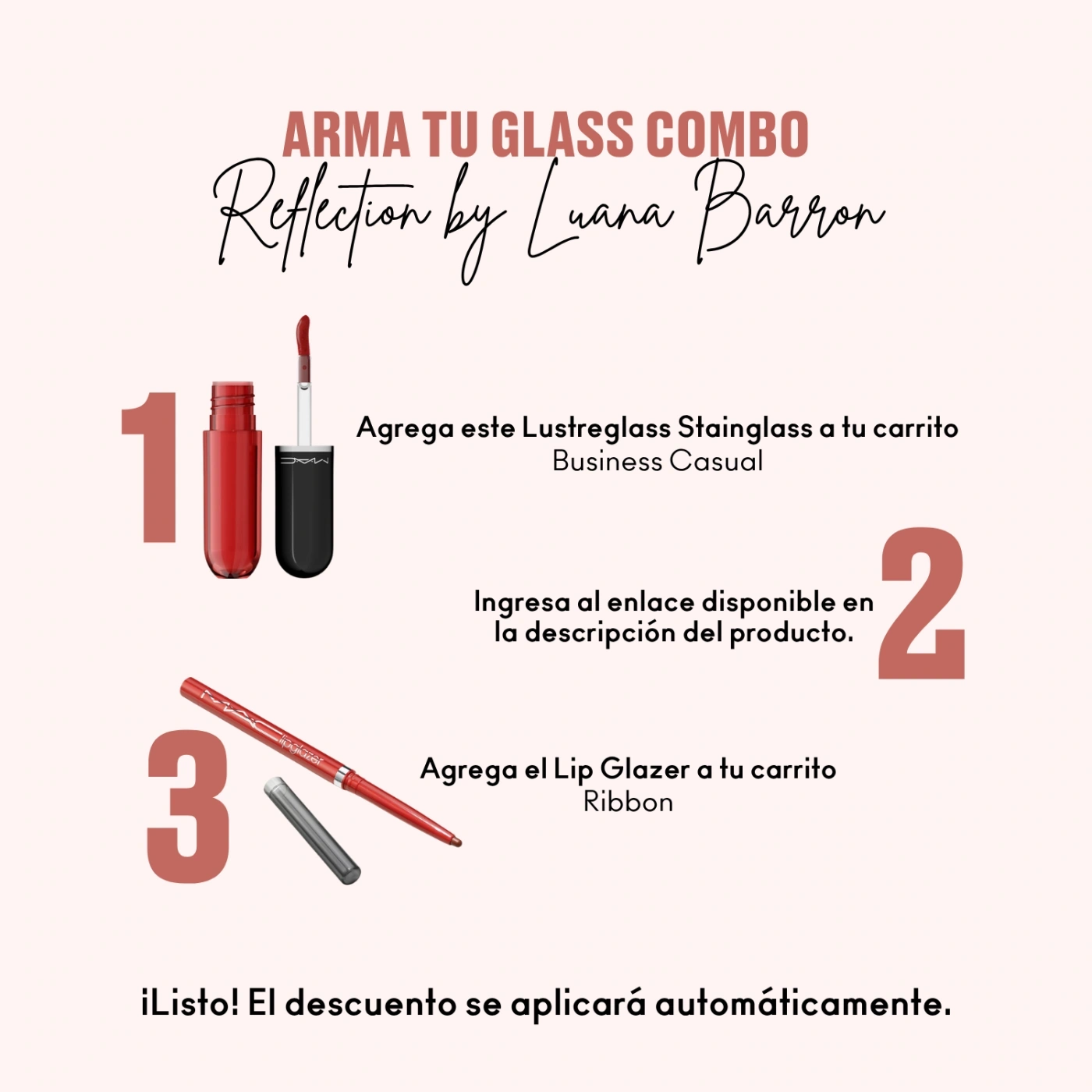 TINTA LABIAL MAC LUSTREGLASS STAINGLASS LIP TINT BUSSINESS CASUAL - 3