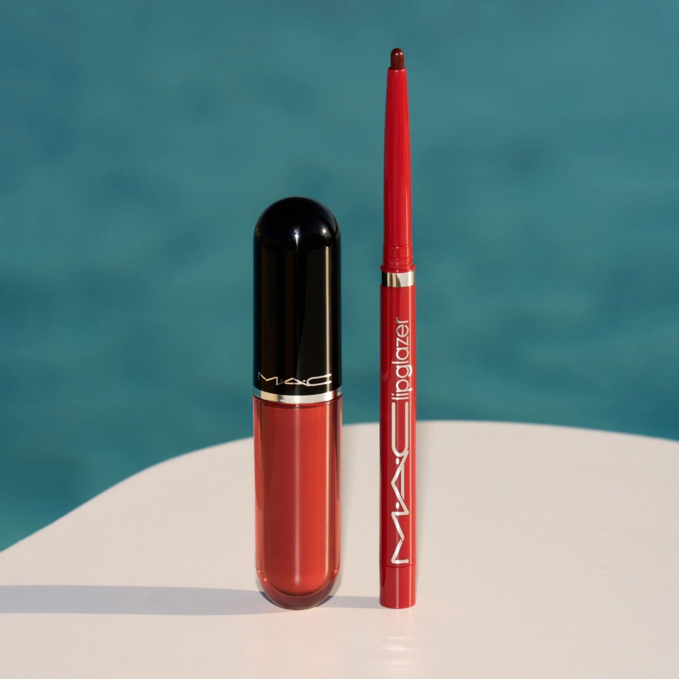 TINTA LABIAL MAC LUSTREGLASS STAINGLASS LIP TINT BUSSINESS CASUAL - 4