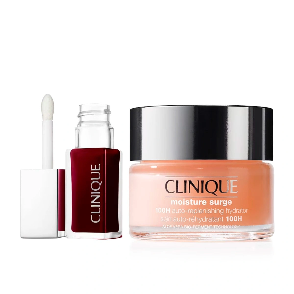 DÚO CLINIQUE MOISTURE SURGE & BLACK HONEY OIL - 1