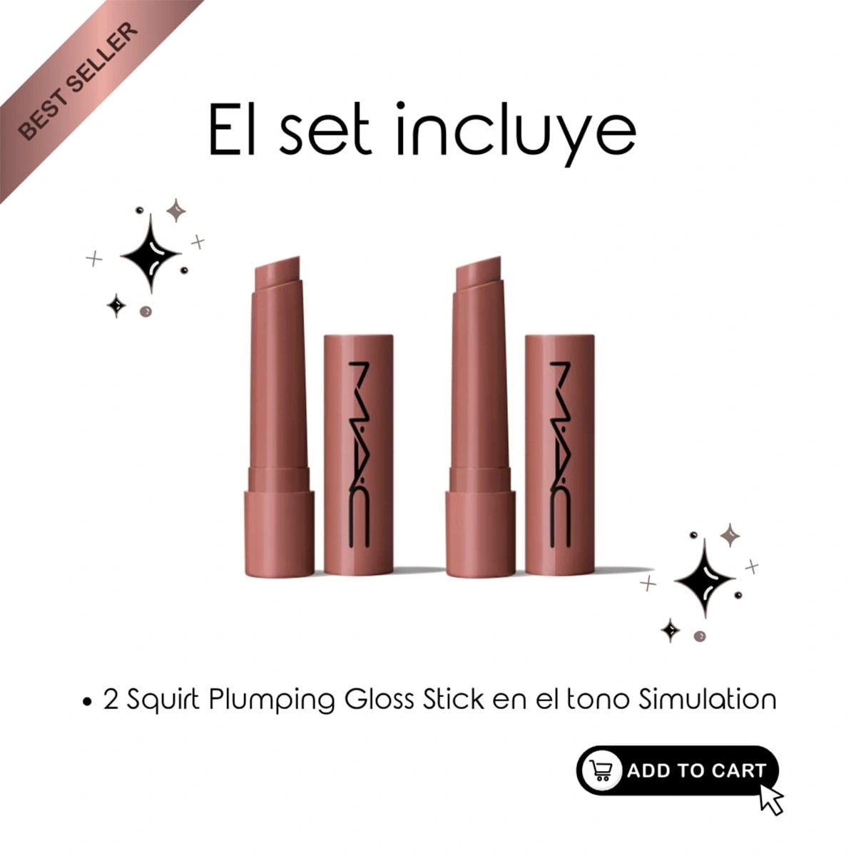 SET DE MAQUILLAJE MAC SQUIRT SIMULATION DUO - 2