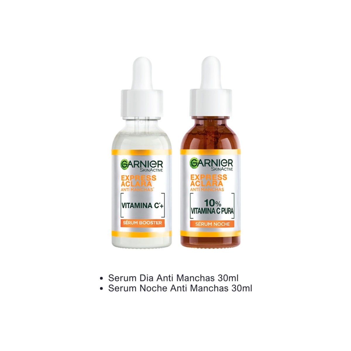 DÚO SÉRUM GARNIER EXPRESS ACLARA DÍA Y NOCHE 30ML - 2