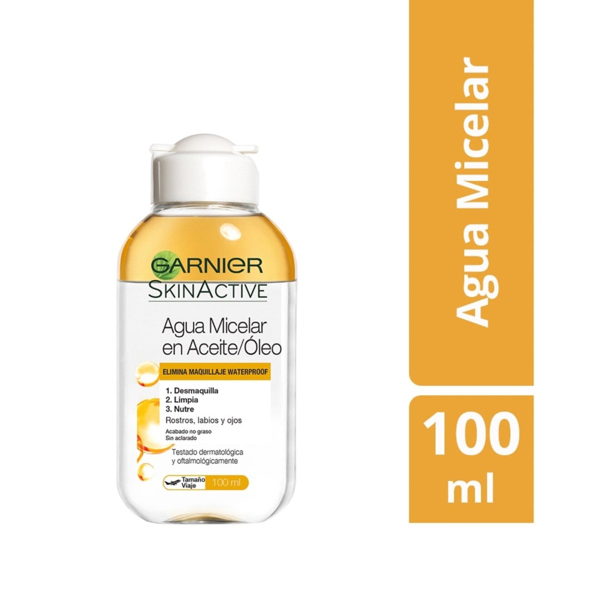 DÚO LIMPIEZA GARNIER AGUA MICELAR BIFÁSICA 400ML+100ML - 3