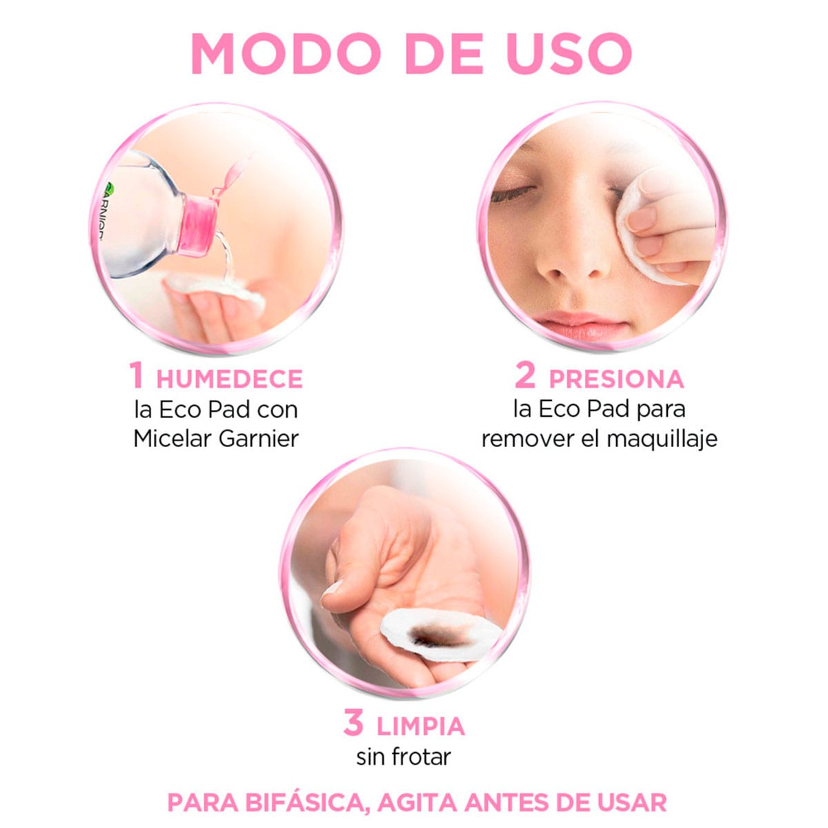DÚO LIMPIEZA GARNIER AGUA MICELAR BIFÁSICA 400ML+100ML - 5