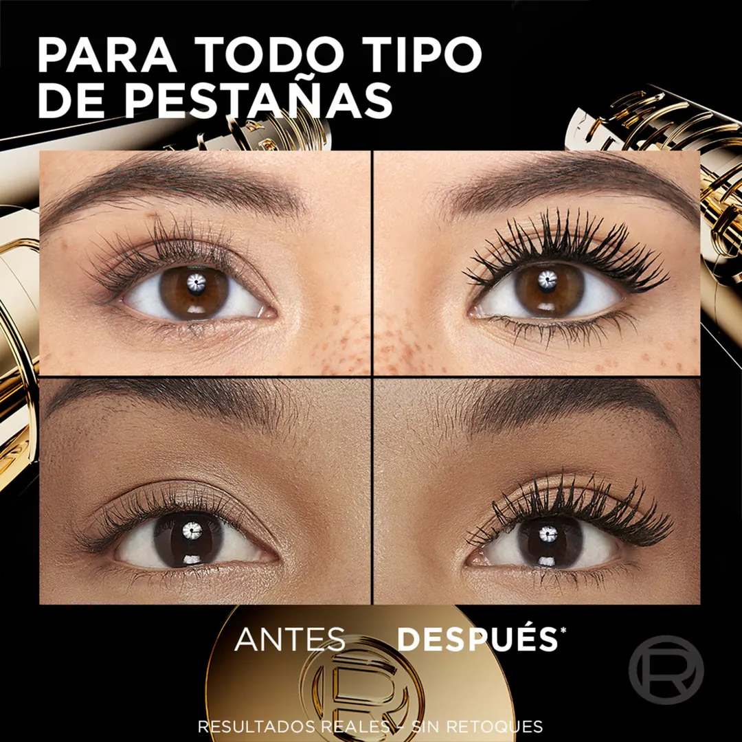 SET MAQUILLAJE LOREAL PARIS MÁSCARA PANORAMA WTP+LABIAL PLUMP AMBITION WORTH IT - 3